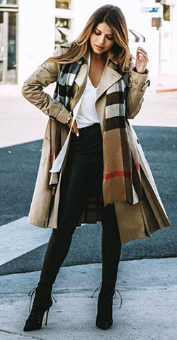 Twill Trench Coat. Casual outfits Trench coat, Winter clothing: Wool Coat,  Winter Coat  