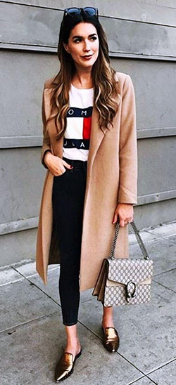winter 2019 outfit. Casual outfits Casual wear, Winter clothing: Outfit Ideas,  Stiletto heel,  Ballet flat,  Girls Work Outfit  