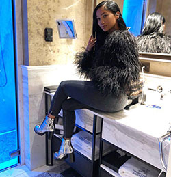 Black Girls Fur clothing, Winter clothing: 