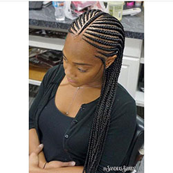 Black Girl Box braids, African hairstyles: Afro-Textured Hair,  Hairstyle Ideas,  African hairstyles,  Braided Hairstyles,  Black Hairstyles  