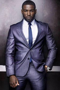 Traje de novio. black men black male | Black Men In Suits | Sexy Men In Suits: Black people,  African Americans,  black man  