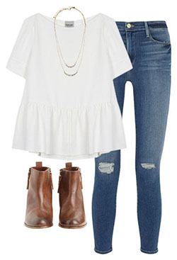 Lovely Preppy Casual Summer Outfits For Teen Girls: summer outfits,  Casual Outfits  