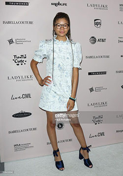 Actress Storm Reid attends the Ladylike Foundation's 2018 Annual...: Fashion photography,  Fashion show,  Getty Images,  Storm Reid Red Carpet Fashion  