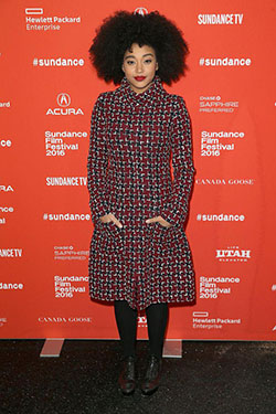2016 Sundance Film Festival. At Sundance, Amandla Stenberg Is All Grown Up in Chanel: Red Carpet Dresses,  Amandla Stenberg,  Amandla Pics  