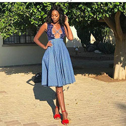 African wax prints. Black Girls African Dress, Tswana people: 