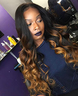 Black Girls Lace wig, 3 Bundles: 