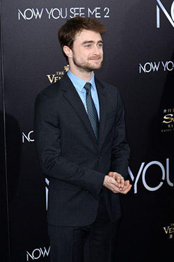 Men Navy Blue Suit Ideas With Sky Blue Shirt: Stock photography,  Harry Porter,  Harry Botter,  Daniel Radcliffe  