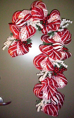 Christmas ornament, Candy cane, Christmas Day: Christmas Day,  Christmas tree,  Christmas ornament,  Christmas decoration,  Deco mesh  