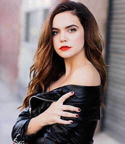 Bailee Madison in a Stunning Look in Black Leather Jacket | Trending Outfit Ideas in Summer 2022: jacket  
