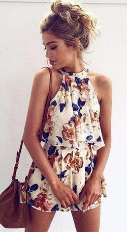 Boho Beach Dress. Boho Beach Dress. Friday Floral Two Piece Romper: summer outfits,  Romper suit,  Sleeveless shirt,  Dresses Ideas,  Fashion outfits,  Floral Outfits,  Outfits Summer  