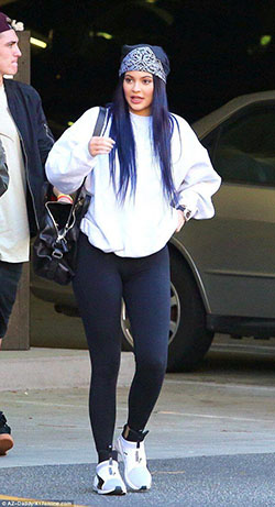 Keeping Up with the Kardashians. Kylie Jenner cuts a casual figure in a patterned bandana: Kylie Jenner,  Casual Outfits,  Kendall Jenner,  Kim Kardashian,  Kris Jenner,  Harry Hudson  
