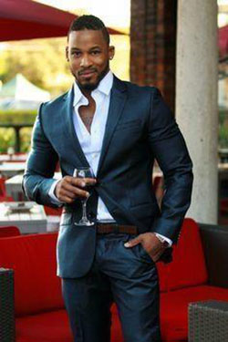 Traje de novio. Latest Coat Pant Designs Black Men Suit Casual Stylish Wedding Suit High quality...Casual wear, Formal wear, Black Man,: Black people,  men suit,  black man,  Suit jacket  