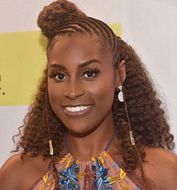NAACP Image Awards. Black Girl Issa Rae, head hair: Afro-Textured Hair,  African hairstyles,  Black Hairstyles  