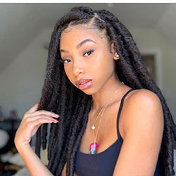 Black Girl Black hair, Jheri Curl: Hair Color Ideas,  Brown hair,  Cute Black Girls  