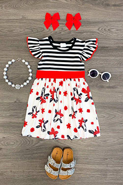 Maggie Cow Dress: 