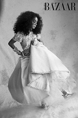 Natural Hair Styles and Fashion | celebsofcolor: Yara Shahidi for Harper’s Baz...: 