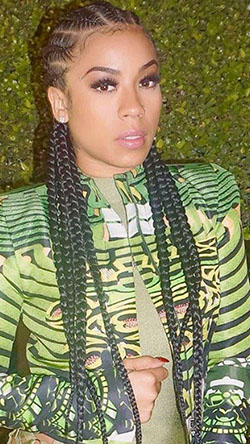 Keyshia Cole Braids. Black Girl Keyshia Cole, Box braids: Afro-Textured Hair,  Hairstyle Ideas,  African hairstyles,  Mohawk hairstyle,  Black Hairstyles  