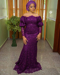 Black Girls Wedding dress, Party dress: party outfits,  African Dresses,  Aso ebi,  Ankara Dresses  