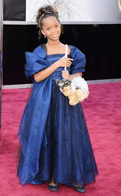 Quvenzhane Wallis from 2013 Oscars: Arrivals: 