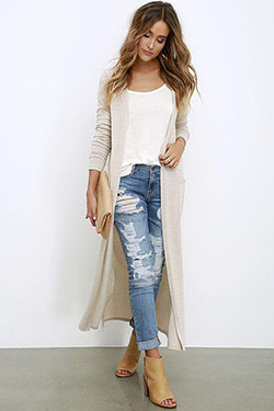 Relied Upon Medium Wash Distressed Jeans: Denim Outfits,  Ripped Jeans  