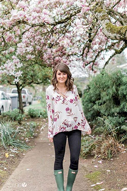 Rainy Day Outfit. Casual outfits Casual wear, Knee-high boot: 