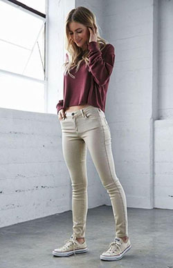 Outfit With Khakis. Casual outfits Slim-fit pants, Casual wear: 