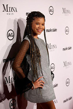 Storm Reid Photos Photos: Marie Claire's Image Makers Awards 2018 - Red Carpet: Long hair,  Television show,  Storm Reid Red Carpet Fashion  