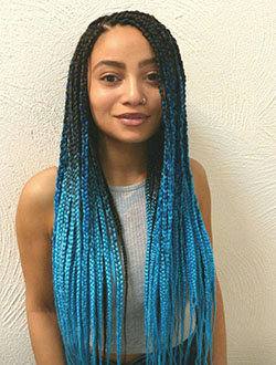 Black Girl Box braids, Crochet braids: Afro-Textured Hair,  Bob cut,  Hairstyle Ideas,  African hairstyles,  Black Hairstyles  