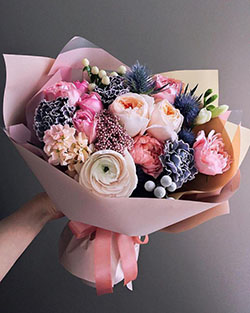 Floral Fantasy Fresh Flower Bouquet: Heart Flower Bouquet,  Floral Arrangements Ideas,  Flower For Wedding Anniversary  