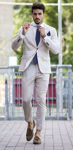 Ivory Summer Beach Wedding Suits 2 Pieces Men Suits Groom Tuxedos 2 Buttons: 