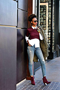 Casual-Work-Outfits-For-Black-Women: 