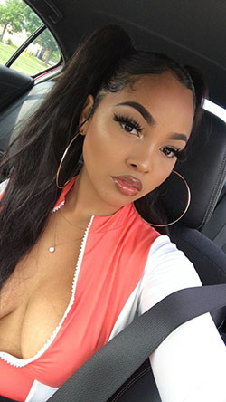 Hot black girl with luxury cars...: Hot Black Girls  