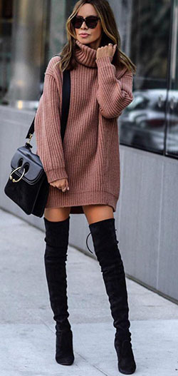 sweater dress: 