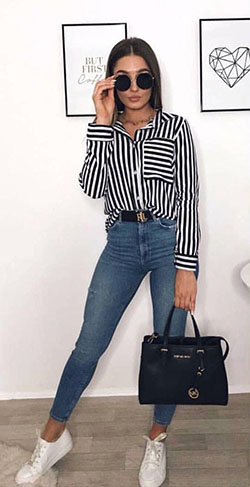 Urban Outfit - blouse, jeans, clothing, pants: Street Outfit Ideas  