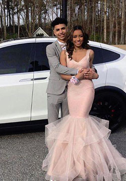 Homecoming Party dress, Wedding dress, Evening gown: party outfits,  Ball gown,  Black Couple Homecoming Dresses  