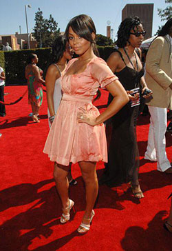 BET Awards 2007 - Lauren London at Red carpet: Los Angeles,  Red Carpet Dresses,  Bet Award,  Lauren London,  Lauren London Weight Loss  