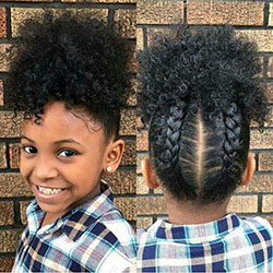 Simple Braids For Teen You Can Try In The School: African Americans,  Black girls,  Hairstyle For Little Girls  