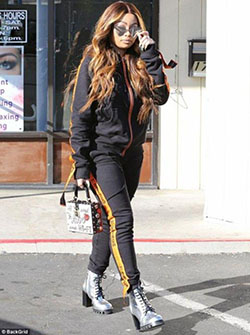 Blac Chyna Los Angeles Street Style Outfit: Kylie Jenner,  Kim Kardashian,  Rob Kardashian,  Blac chyna,  Black Celebrity Fashion  