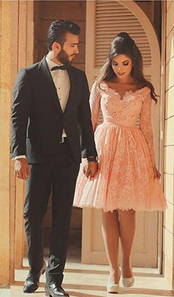 Light Pink Short, Homecoming Outfits #Couple Cocktail dress, Wedding dress: party outfits,  Bridesmaid dress  