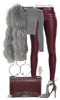 Baddie Casual wear, Designer clothing: winter outfits,  Fur clothing,  Baddie Outfits  