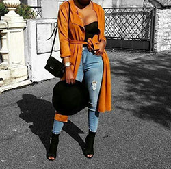 Black Girls Casual wear Fur clothing: instafashion,  Fashion photography,  dope outfits  