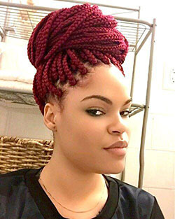 Black Girl Box braids, Hair twists: Crochet braids,  Box braids,  Box Braid,  Cute Girls Hairstyle  