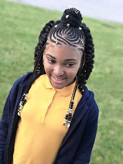 Black Girl Crochet braids, Long hair: Afro-Textured Hair,  Hairstyle Ideas,  Hair Care,  Hairstyle For Little Girls  