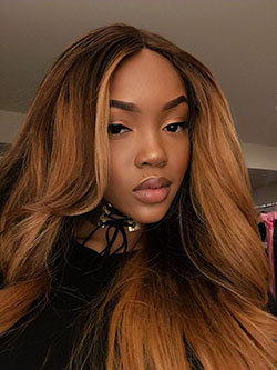 Honey brown hair on black girls: Afro-Textured Hair,  Bob cut,  Hair Color Ideas  