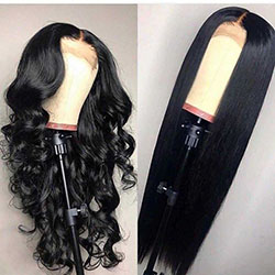 Black Girls Lace wig Black hair: Hair Color Ideas  