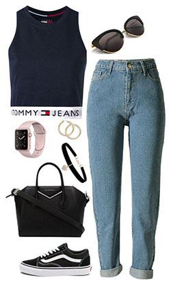 Loose High Waist, Fall Outfit Mom jeans, Slim-fit pants: Wide-Leg Jeans,  Denim Pants,  Jeans Outfit Ideas,  Fall Outfits,  Outfits Polyvore  