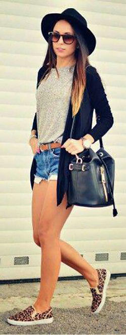 Best Casual Shorts Spring Outfit Combinations: Casual Outfits,  Outfits With Shorts,  Denim Shorts  