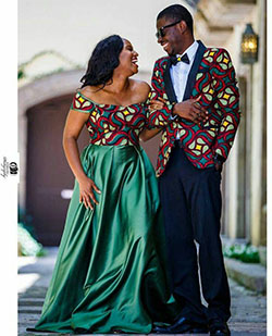 Matching ankara outfits for couples: Kente cloth,  Matching African Outfits  