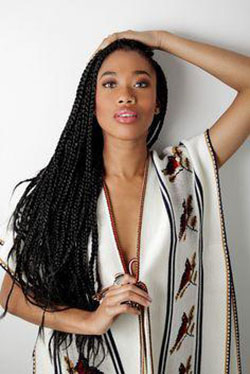 Black Girl Box braids, Afro-textured hair: Bob cut,  Long hair,  Hair Care,  Cute Girls Hairstyle  