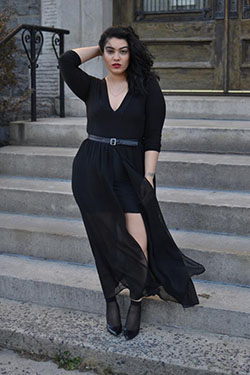 Party Outfit Nadia Aboulhosn, Plus-size clothing: Petite size,  Plus-Size Model,  Curvy Girls  
